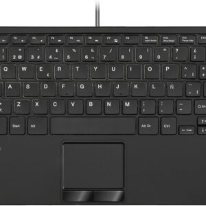 Perixx PERIBOARD-525ES USB con panel táctil 2 concentradores USB (español ISO)